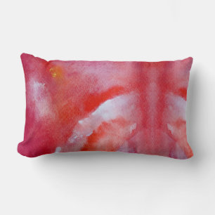 Stilvoll rosa und gelbe Art Lumbalkissen Lendenkissen