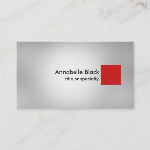 Stilvoll Rot Gray Moderne Einzigartige Trendy Beru Visitenkarte