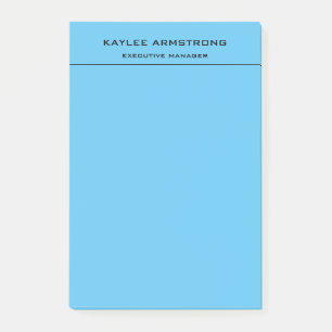 Stilvoll Schlichtes Simple Beruflich Sky Blue Post-it Klebezettel