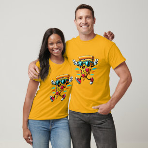 Stilvoll schmeckende Pizzeria Slice verleiht Energ T-Shirt