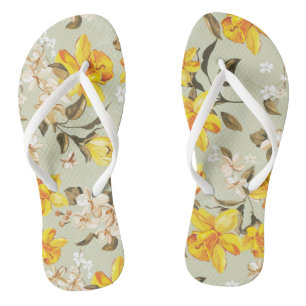 Stilvoll schönes Blumenmuster Flip Flops