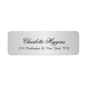 Stilvoll Silver Gray Schlicht Elegant Einzigartige