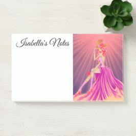 Stilvoll Steampunk Glamour Prom Queen Post-it Klebezettel