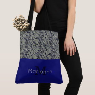 Stilvoll strukturierte Mit Monogramm Tote Tasche