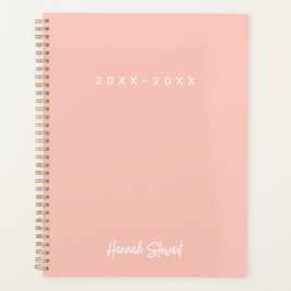 Stilvoll Trendy Blush Pink Minimalistisch Girly Planer