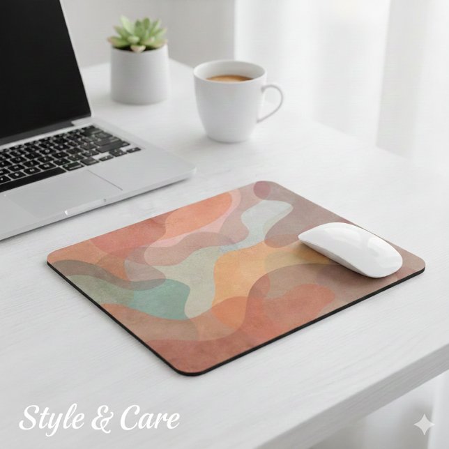 Stilvoll und farbenfroh künstlerisches Muster Mousepad (Stylish and Colorful Artistic Pattern Mouse Pad)