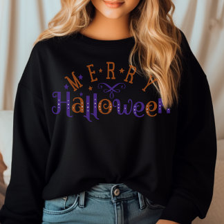 Stilvoll und trendy Merry Halloween Sweatshirt