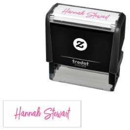 Stilvoll und trendy Pink Minimalistisch Girly Permastempel