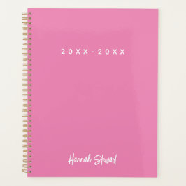 Stilvoll und trendy Pink Minimalistisch Girly Planer