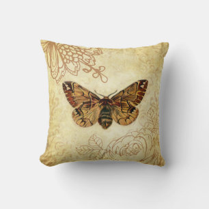 Stilvoll Vintages Moth Cushion Kissen