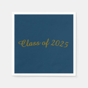 Stilvolle Abschlussklasse 202X Serviette