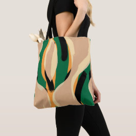 Stilvolle Abstrakt Art Tote Tasche