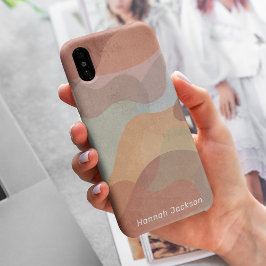Stilvolle Abstrakte Aquarellfarben, farbenfrohe Mo Case-Mate iPhone Hülle