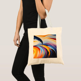 Stilvolle abstrakte Kunst Leinwand-Tasche Tragetasche