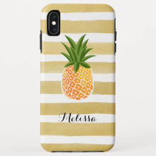 Stilvolle Ananas-Aquarell-Goldstreifen title_seo2