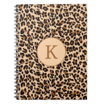 Stilvolle Animal Print Monogram