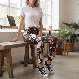 Stilvolle Apple Blossom Leggings