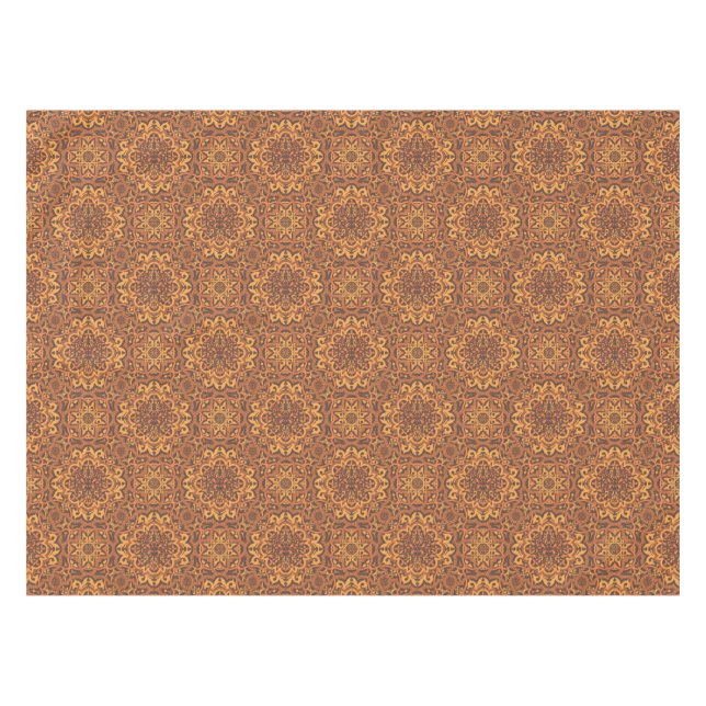 Stilvolle arabische Verzierung Tischdecke (Vorderseite (Horizontal))