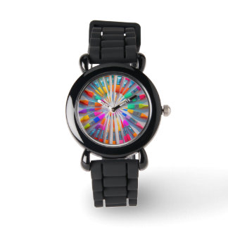 Stilvolle Armbanduhr mit Silikonband