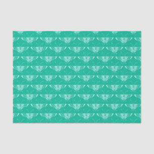 Stilvolle Art Deco Schmetterling - türkis und aqua Seidenpapier