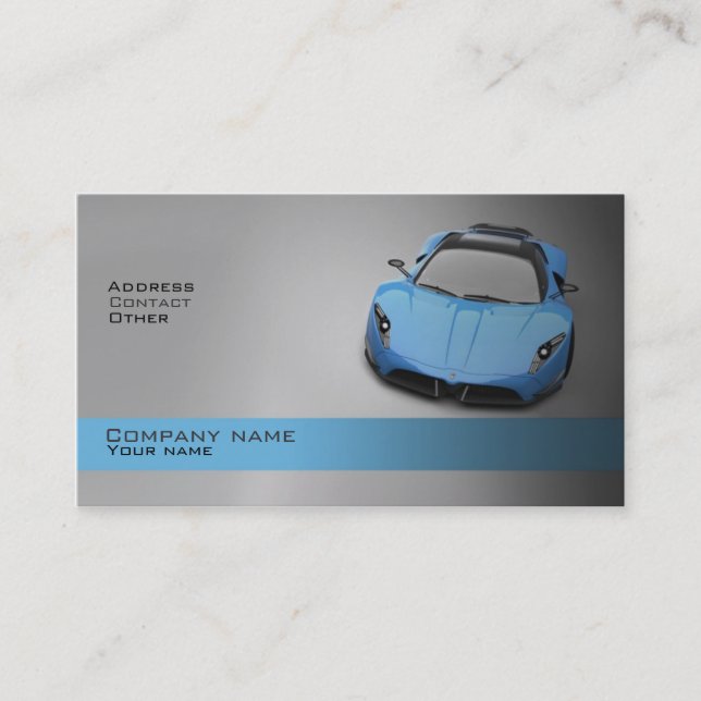 Stilvolle AutomobilVisitenkarte Visitenkarte (Vorderseite)