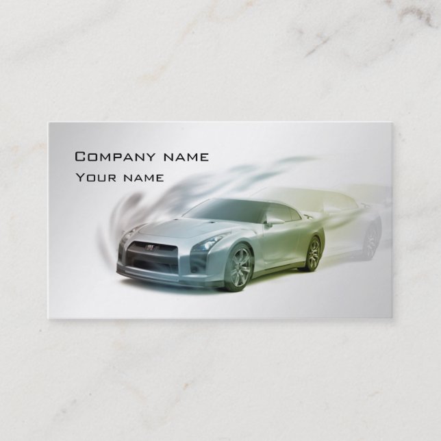 Stilvolle AutomobilVisitenkarte Visitenkarte (Vorderseite)