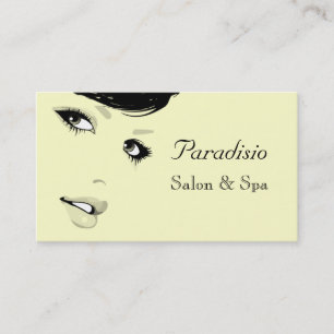 Stilvolle Beauty Salon und Wellness-Center Busines Visitenkarte