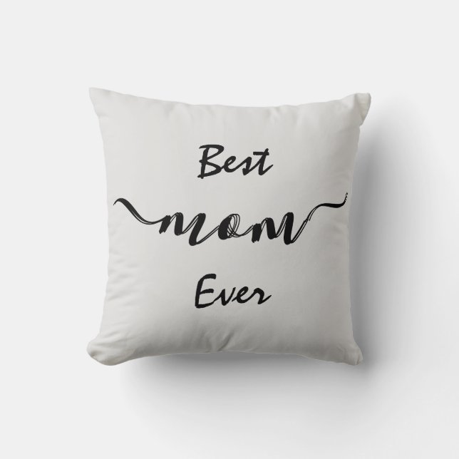 Stilvolle Beste Mama je Throw Kissen (Vorderseite)
