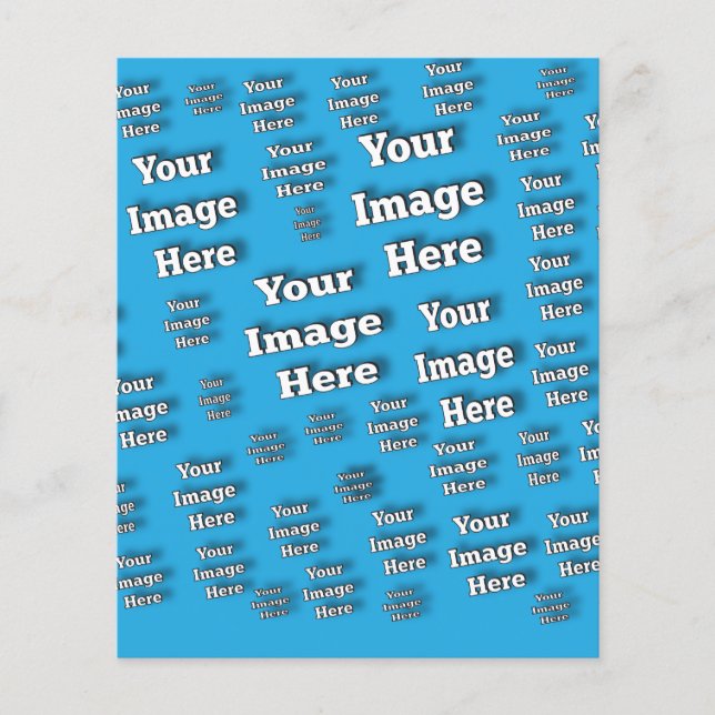 Stilvolle Bildvorlage Erstellen Sie Ihre eigene. Flyer (Vorne)