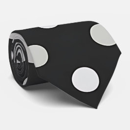 Stilvolle Black Dot Neck Krawatte