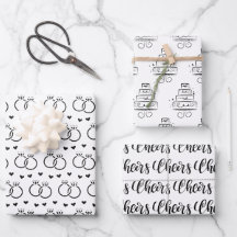 Stilvolle Black & White Bridal/Polterabend