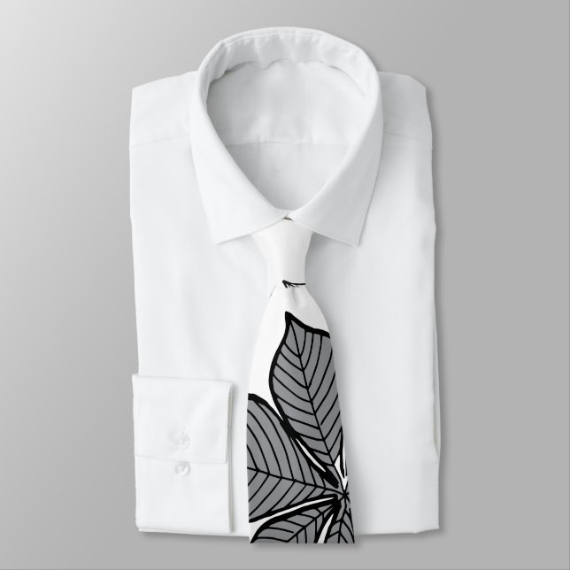 Stilvolle Blätter 2 Krawatte (Gebunden)