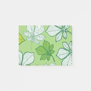 Stilvolle Blätter 6 Post-it Klebezettel