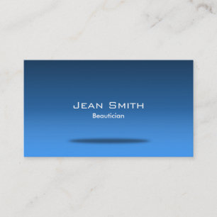 Stilvolle Blue Room Beautician Business Card Visitenkarte