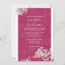 Stilvolle Blues Fuchsia Pink Wedding