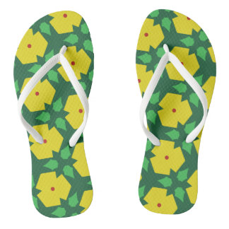 Stilvolle Blume Flip Flops