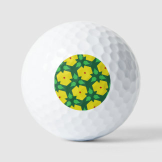 Stilvolle Blume Golfball