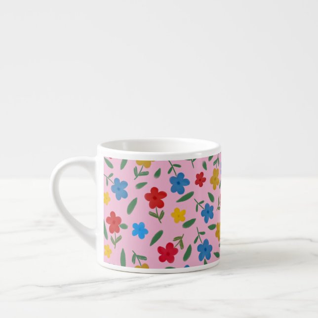 STILVOLLE BLUME PATTER ESPRESSOTASSE (Links)