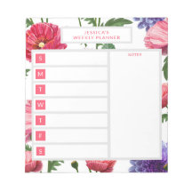 Stilvolle Blume Personalisierter Name