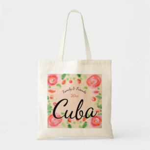 Stilvolle Blumenkunst Tragetasche