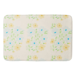 Stilvolle Blumenmuster Badematte