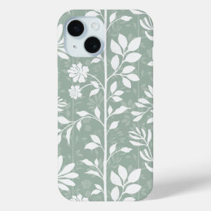 Stilvolle botanische weiche Salbei-Grüne poetische Case-Mate iPhone Hülle