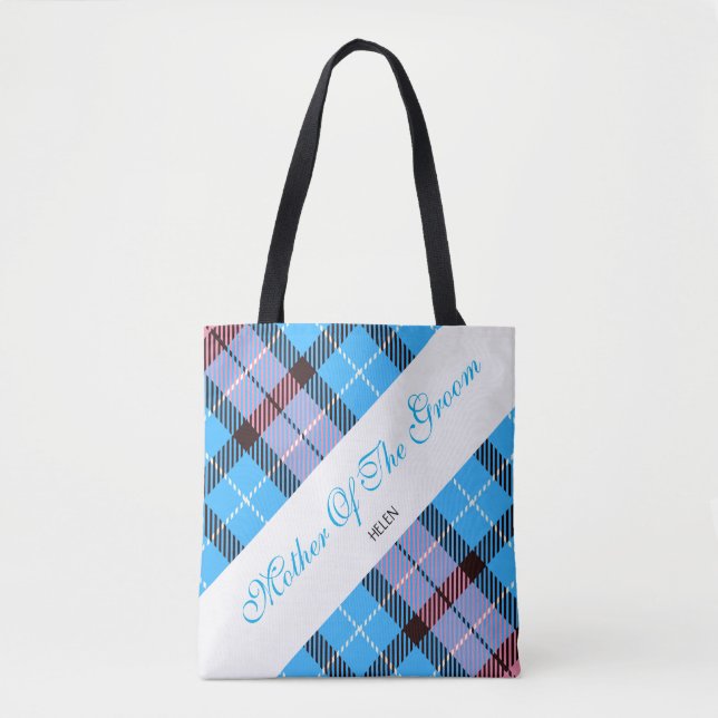 Stilvolle Braut rosa blaue Mütterchen aus dem Bode Tasche (Vorderseite)