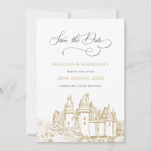 Stilvolle Burg - Es war einmal - Märchenhochzeit Save The Date