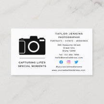 Stilvolle Camera Freelance Fotograf Social Media