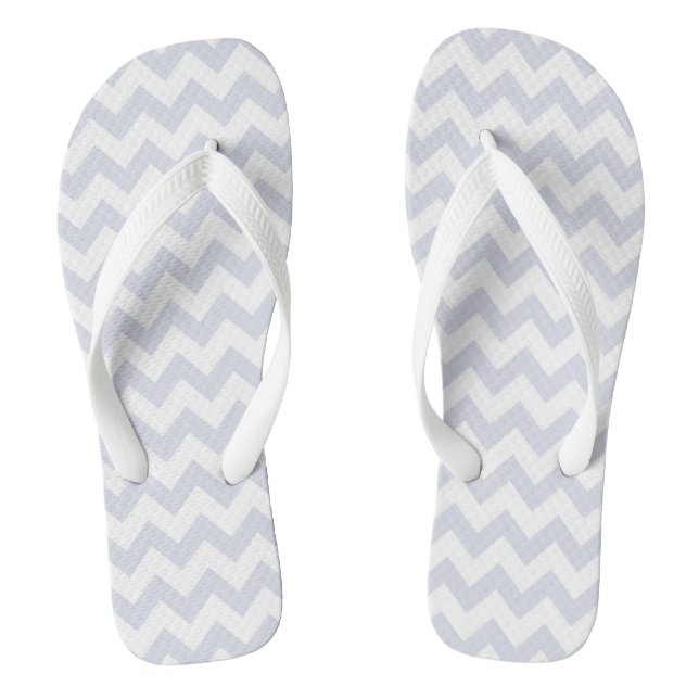 Stilvolle Chevron-Muster-Sandalen Flip Flops (Fußbett)