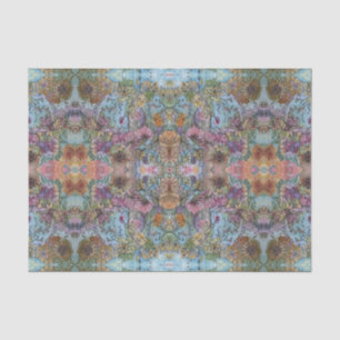 Stilvolle Chic Flower Garden Aquarellbilder Seidenpapier