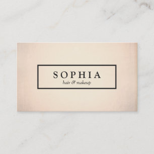 Stilvolle Chic Light Rose Gold Moderne Visitenkarte