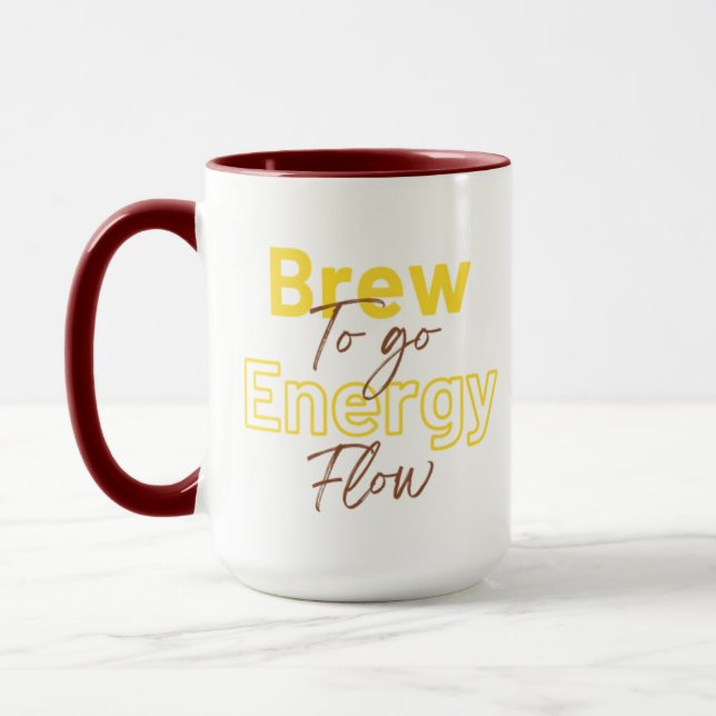 Stilvolle Coole, fette Brew für den Energiefluss Tasse (Links)