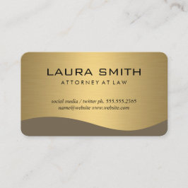 Stilvolle Corporate / Gold Metallic Visitenkarte